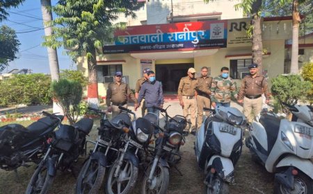 वाहन चोर गिरोह के दो सदस्य गिरफ्तार, खटीमा के रास्ते नेपाल ले जाकर बेची जाती थीं चुराई गईं बाइकें