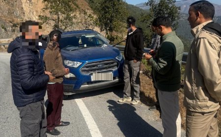 लोहाघाट में नाबालिग के वाहन चलाने पर अभिभावक का कटा छह हजार का चालान