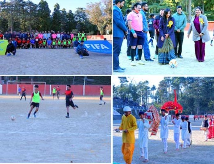 कंडोलिया में राज्य स्तरीय फुटबॉल प्रतियोगिता का शुभारंभ, राज्य भर से 14 टीमें पहुंची पौड़ी, पहले मुकाबले में बागेश्वर ने पौड़ी को 2-1 हराया