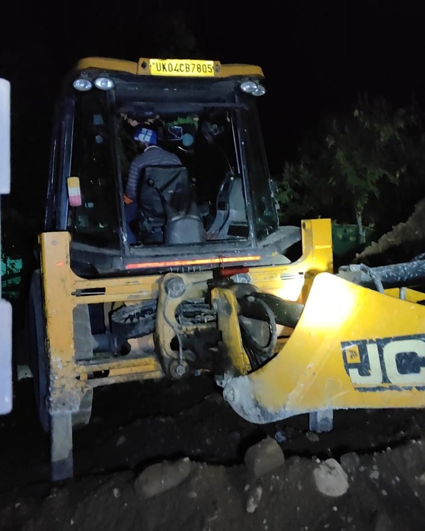 जिला खान अधिकारी आए एक्शन मोड पर, कोटाबाग में अवैध खनन पर की बड़ी कार्यवाही