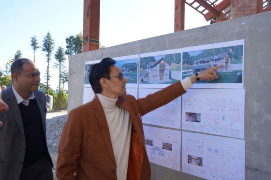 मंडलायुक्त दीपक रावत ने सर्किट हाउस निर्माण तेजी से पूरा करने के दिए निर्देश