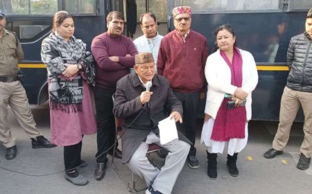 AI वीडियो को लेकर हरीश रावत का BJP कार्यालय कूच