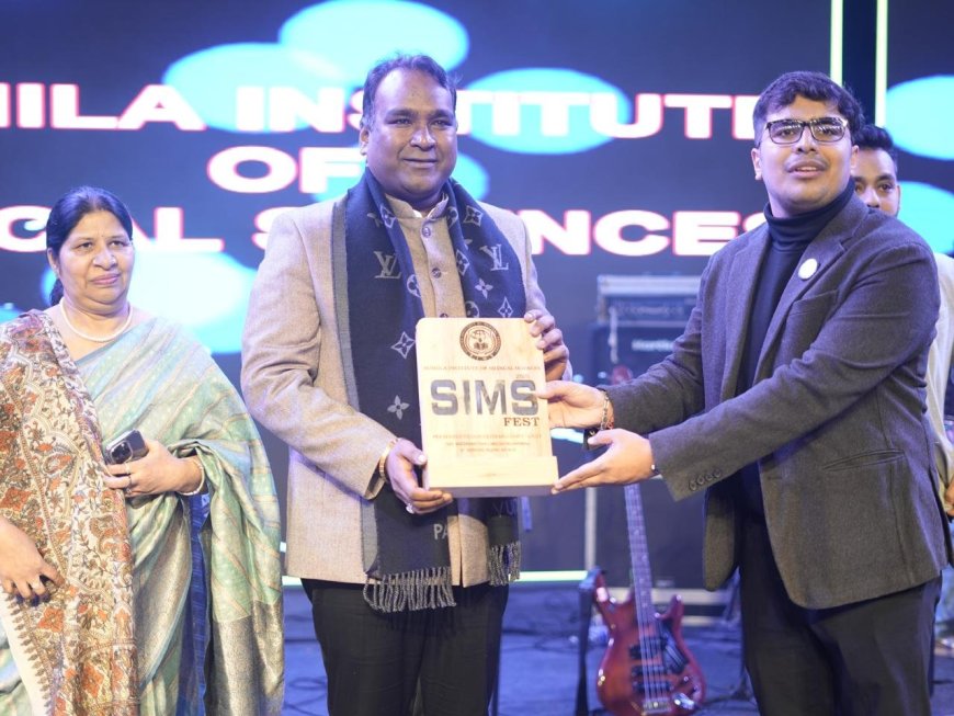 SIMS फेस्ट–2025 में छात्रों की प्रतिभा और कलाकारों का जलवा