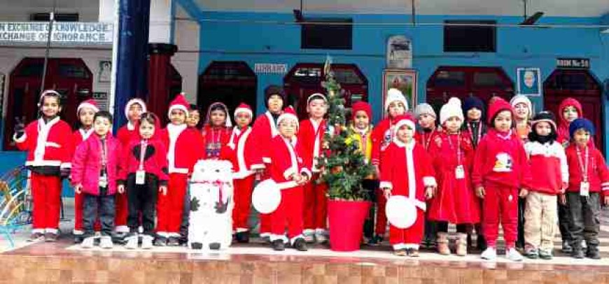 हल्द्वानी: क्वींस सीनियर सेकेंडरी स्कूल में धूमधाम से मना क्रिसमस पर्व