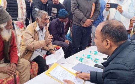 जन-जन की सरकार, जन-जन के द्वार के तहत चौमेल में आयोजित बहुद्देशीय जनसेवा शिविर