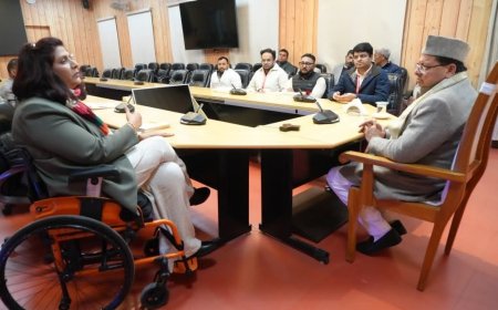 पैरालंपिक दीपा मलिक की सीएम धामी से मुलाकात