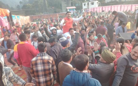 विधायक कैड़ा ने किया गलनी खनश्यू मै लगे 3 दिवसीय उत्तरायणी कौतिक महोत्सव का समापन