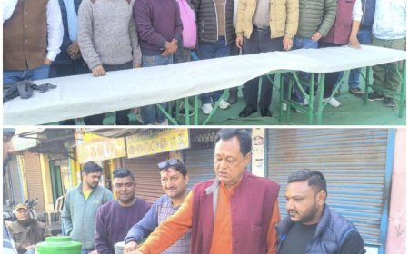 NUJI लालकुआं इकाई का खिचड़ी भोग बना श्रद्धा का केंद्र