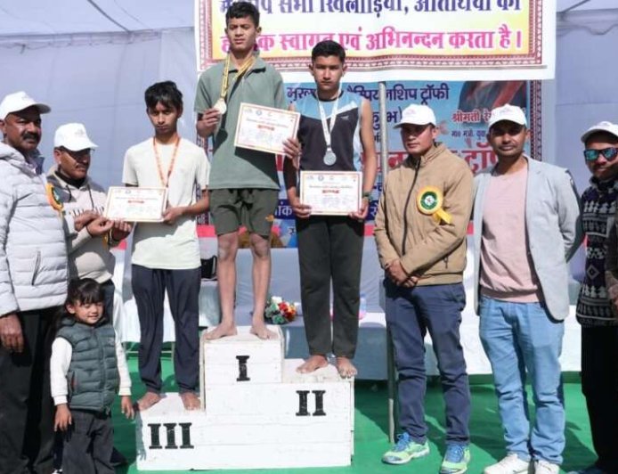 चम्पावत : अंडर-14 बालक वर्ग 60 मीटर दौड़ में दीपांशु कुंवर ने बाजी मारी