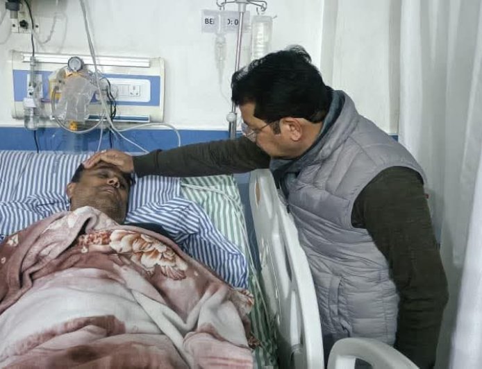 विधायक के बेटे पर जानलेबा हमला