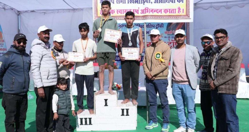 चम्पावत : अंडर-14 बालक वर्ग 60 मीटर दौड़ में दीपांशु कुंवर ने बाजी मारी