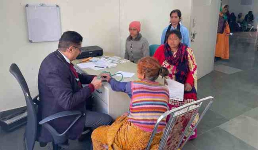 काया आयुर्वेदिक कॉलेज में निशुल्क चिकित्सा शिविर, 290 मरीजों का इलाज