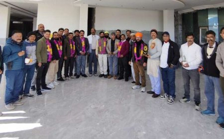 चम्पावत जिला पत्रकार एसोसिएशन का शपथ ग्रहण समारोह संपन्न, पत्रकार हितों में कार्य करने का लिया संकल्प