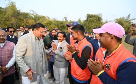 मुख्यमंत्री धामी की मौजूदगी में ग्रामीण क्रिकेट टूर्नामेंट का भव्य समापन