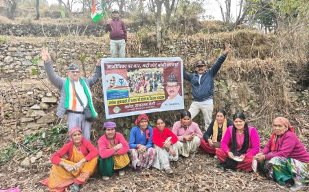 लैंसडाउन विधानसभा में कर्नल राम रतन नेगी की ग्राम जोड़ो यात्रा, लोगों का मिला समर्थन