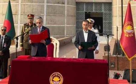 बांग्लादेश के 11वें प्रधानमंत्री बने तारिक रहमान, ढाका में ली शपथ