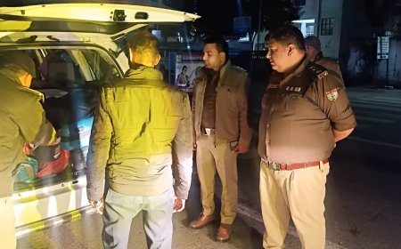 पौड़ी पुलिस ने देर रात चलाया चेकिंग अभियान