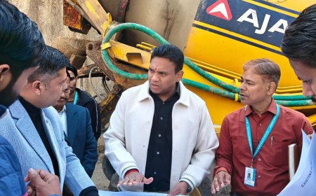 मसूरी-देहरादून विकास प्राधिकरण की तीन प्रमुख परियोजनाओं का स्थलीय निरीक्षण