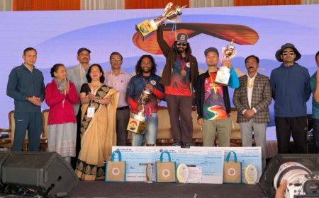 चम्पावत सरस कॉर्बेट महोत्सव 2026 में पैराग्लाइडिंग एक्यूरेसी कप सम्पन्न, मोहर सिंह बने विजेता