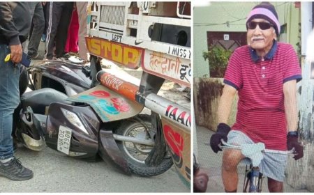 हल्द्वानी : अंत्येष्टि से लौट रहे स्कूटी सवार बुजुर्ग की ट्रक की चपेट आने से हुई मौत, डीएम ने दिए जांच के आदेश