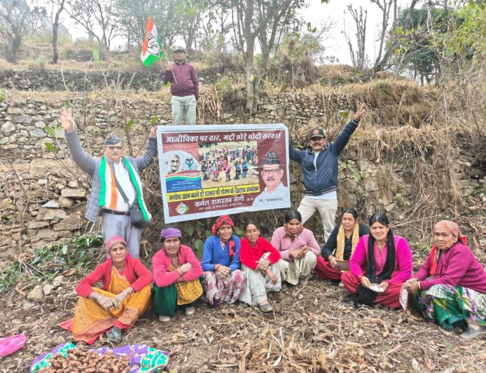 लैंसडाउन विधानसभा में कर्नल राम रतन नेगी की ग्राम जोड़ो यात्रा, लोगों का मिला समर्थन