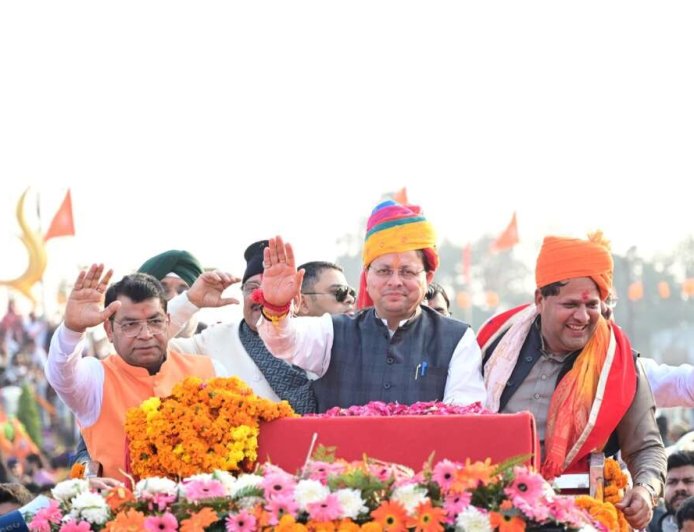 सीएम धामी ने उधमसिंह नगर कार्निवाल सरस आजीविका मेले का किया भव्य शुभारम्भ , 295.21 करोड़ की सौगात