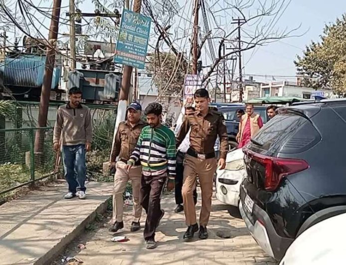 कोर्ट में पेशी पर लाया गया आरोपी फरार, पुलिस के छूटे पसीने, आधे घंटे बाद दोबारा आया हाथ