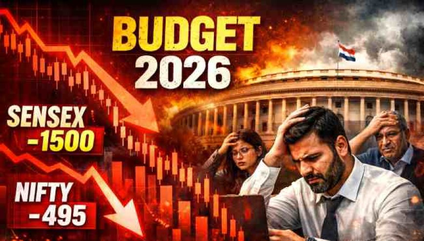 बजट में ऐसा क्या था जिससे शेयर बाजार हुआ धड़ाम, सेंसेक्स 1500 अंक टूटा