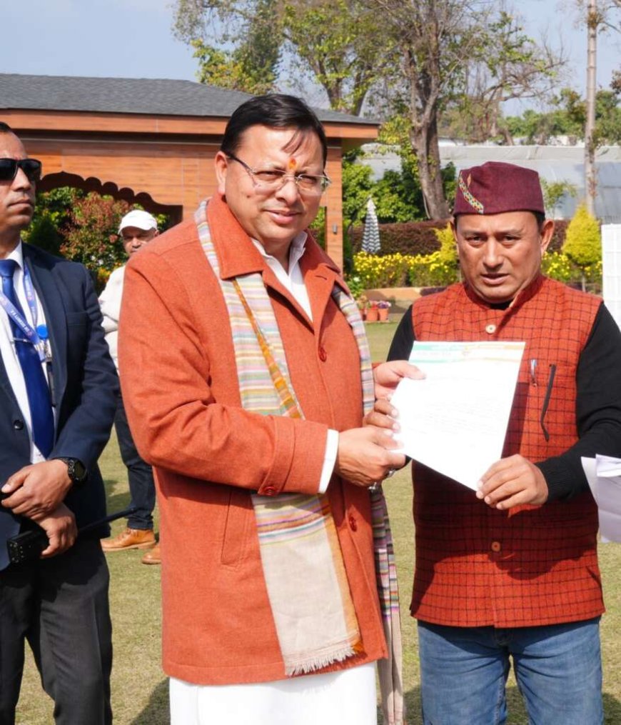 बिंदुखत्ता को राजस्व गांव घोषित करने की मांग को लेकर मुख्यमंत्री से मिले देवेंद्र बिष्ट—सौंपा ज्ञापन