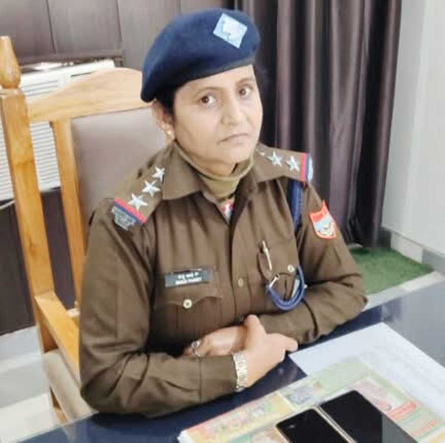उधमसिंह नगर जनपद के नानकमत्ता में प्रथम महिला कोतवाल ने संभाला कार्यभार