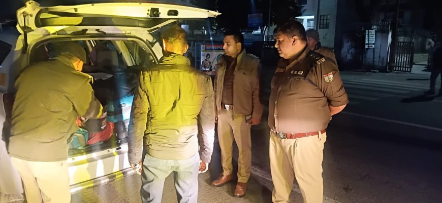 पौड़ी पुलिस ने देर रात चलाया चेकिंग अभियान