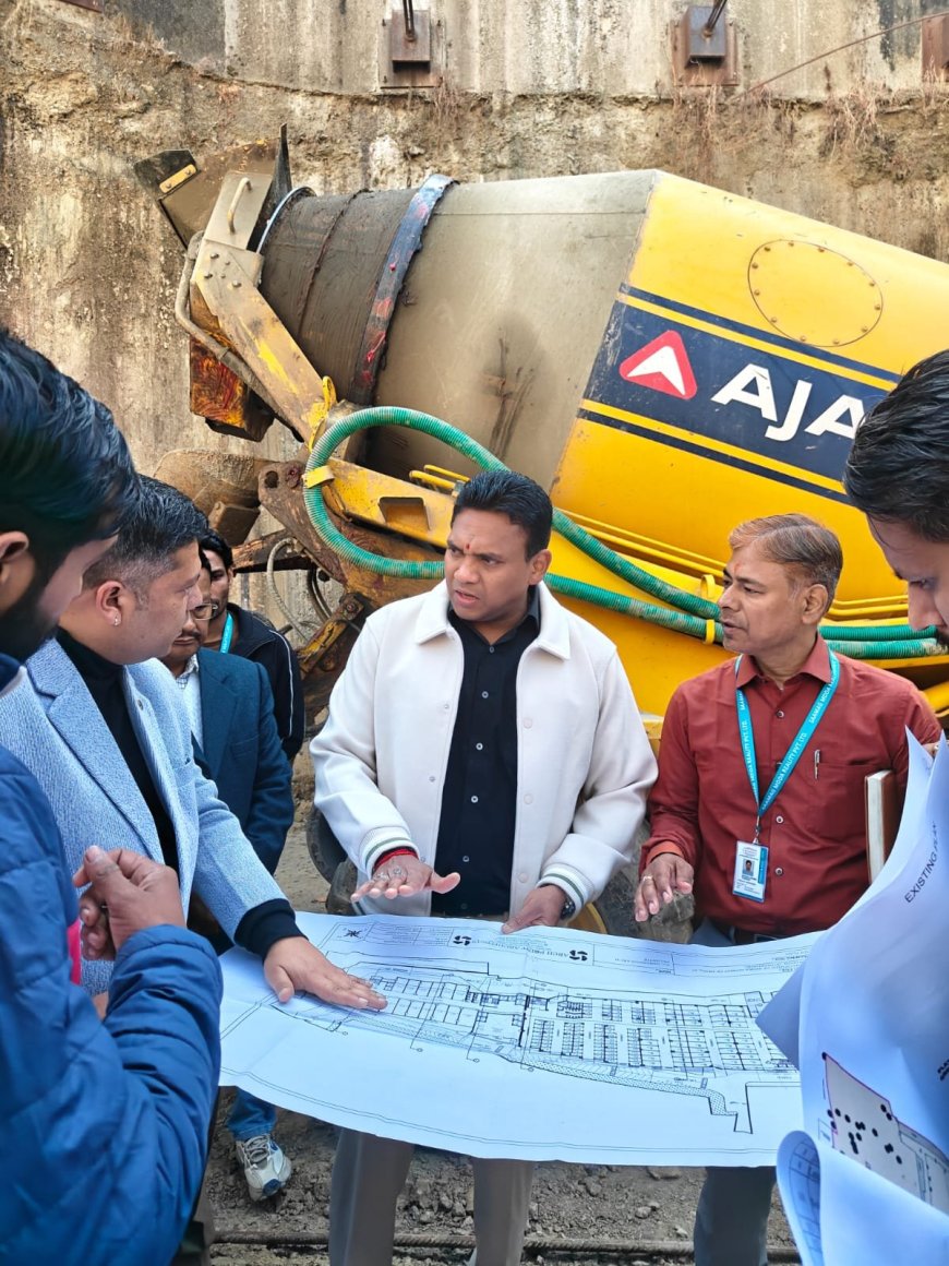 मसूरी-देहरादून विकास प्राधिकरण की तीन प्रमुख परियोजनाओं का स्थलीय निरीक्षण