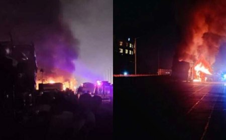 उत्तराखंड: हाईवे पर दर्दनाक हादसा, कई वाहन टकराए; 9 घायल, पति-पत्नी की मौत