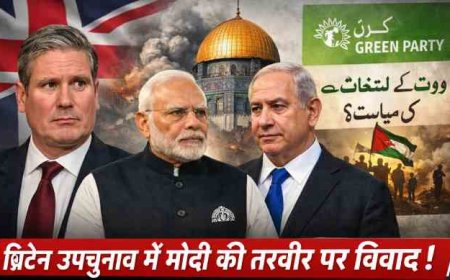 ब्रिटेन उपचुनाव में मोदी की तस्वीर पर बवाल, ग्रीन पार्टी के वीडियो पर विवाद