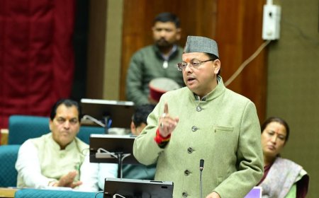 सीएम धामी बोले विकास के लिए बजट में कमी नहीं