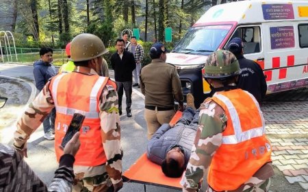 आपदा प्रबंधन को लेकर सफलता के साथ हुई मॉक ड्रिल