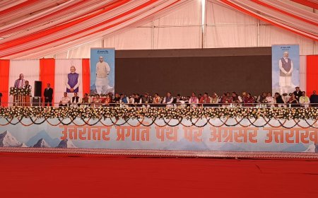 धाकड़ धामी अब हो गए धुरंघर, 2027 में लगाएंगे सिक्सर बोले राजनाथ सिंह