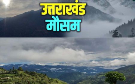 Uttarakhand Weather: पर्वतीय इलाकों में बारिश-बर्फबारी का अलर्ट, पूरे प्रदेश का मौसम अपडेट