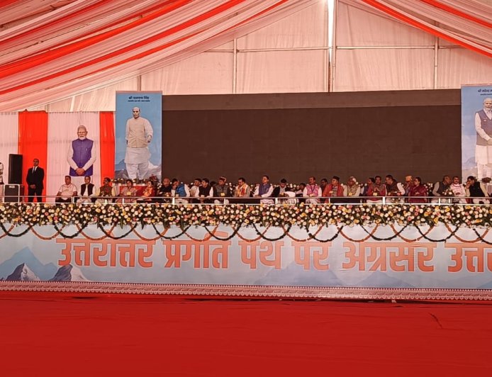 धाकड़ धामी अब हो गए धुरंघर, 2027 में लगाएंगे सिक्सर बोले राजनाथ सिंह