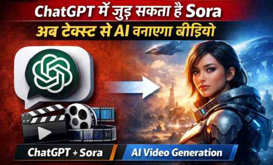 Sora और ChatGPT का मिलन! यूज़र टेक्स्ट लिखकर बना सकेंगे वीडियो