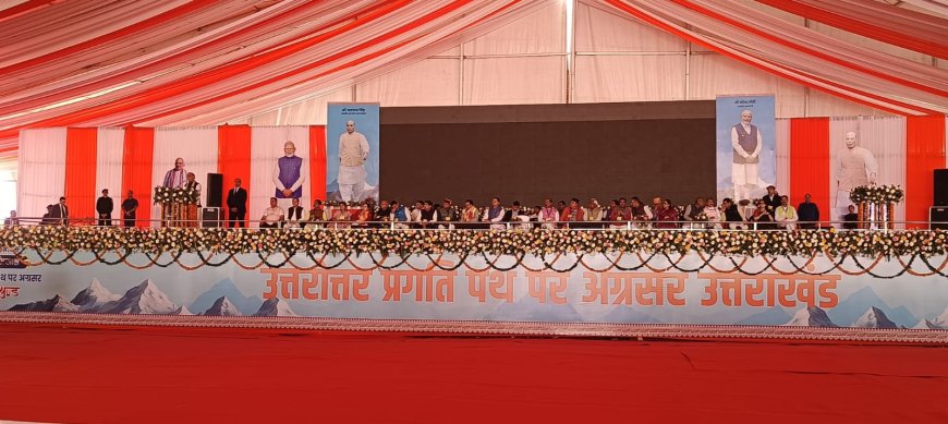 धाकड़ धामी अब हो गए धुरंघर, 2027 में लगाएंगे सिक्सर बोले राजनाथ सिंह