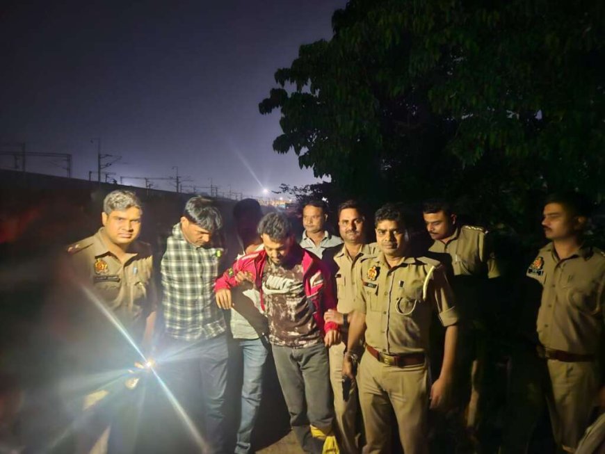 मुठभेड़ के दौरान पुलिस टीम पर फायरिंग, जवाबी कार्रवाई में एक बदमाश घायल, 05 अंतर्जनपदीय पशु चोर गिरफ्तार