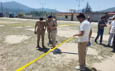 चम्पावत में भाला लगने से छात्र की मौत, एसपी ने घटना स्थल का किया दौरा