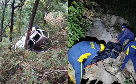 उत्तराखंड दुर्घटना: 250 मीटर गहरी खाई में गिरी कार, तीन युवकों की दर्दनाक मौत
