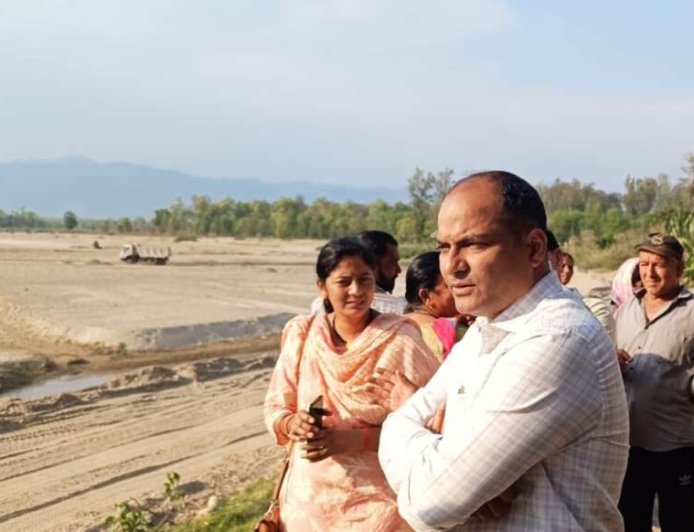 टनकपुर में बाढ़ से सुरक्षा: हुड्डी नदी चैनलाइजेशन का कार्य हुआ शुरू