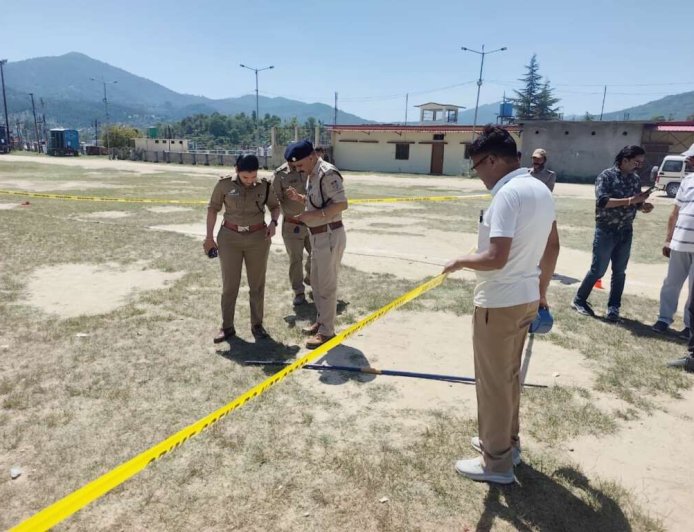 चम्पावत में भाला लगने से छात्र की मौत, एसपी ने घटना स्थल का किया दौरा
