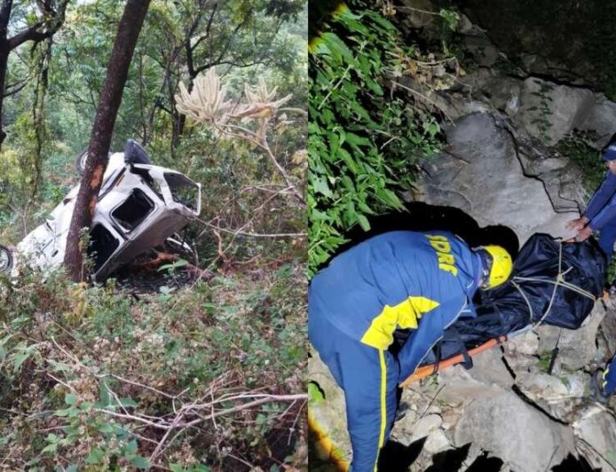 उत्तराखंड दुर्घटना: 250 मीटर गहरी खाई में गिरी कार, तीन युवकों की दर्दनाक मौत