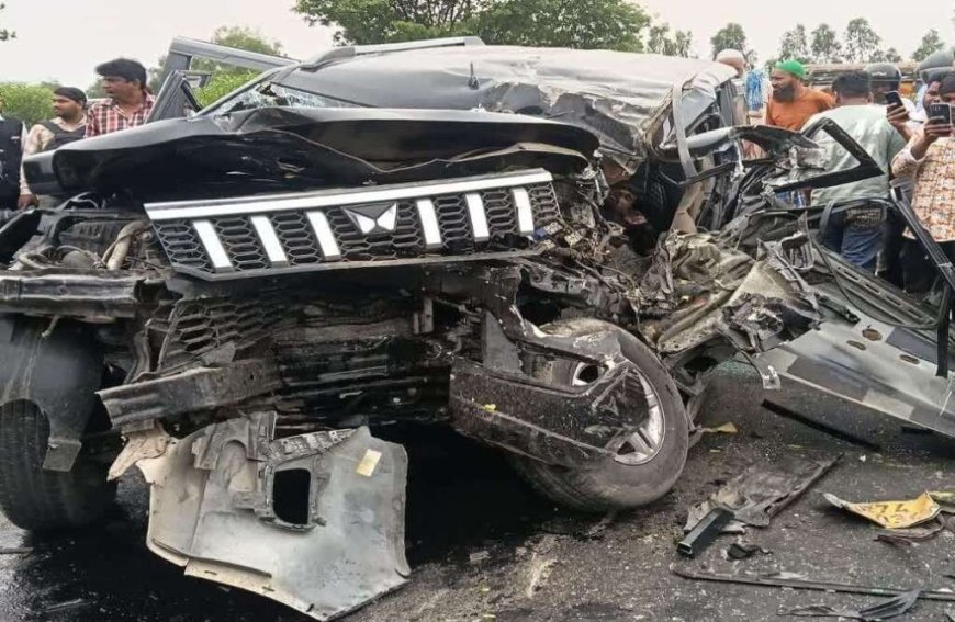 बरेली में भीषण सड़क हादसा: बोलेरो की टैंकर में टक्कर, पांच की मौत