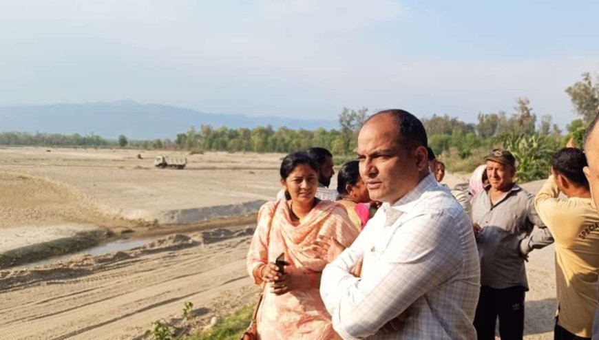 टनकपुर में बाढ़ से सुरक्षा: हुड्डी नदी चैनलाइजेशन का कार्य हुआ शुरू