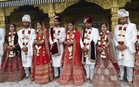 उत्तराखंड में अनोखा समारोह, एक साथ हुई पांच भाइयों की शादी, दुल्हनों की हुई धूमधाम से बारात